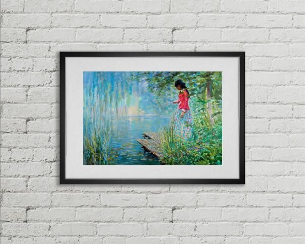 Morning Fishing Print